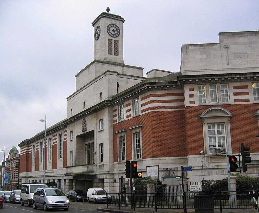 Acton Town Hall, UK.