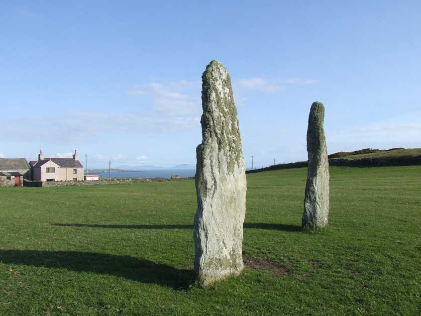 Penrhos Feilw Standing Stones on Holy Island.