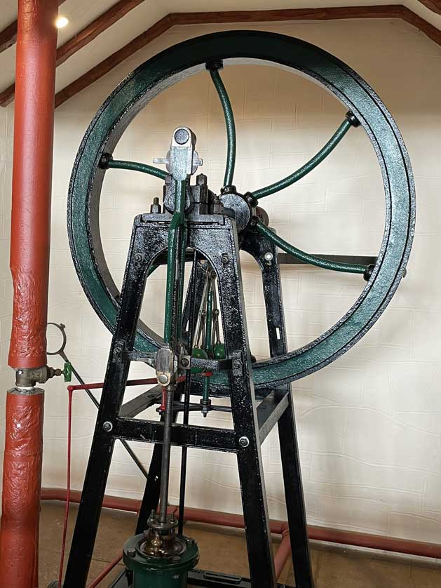Engine on display.