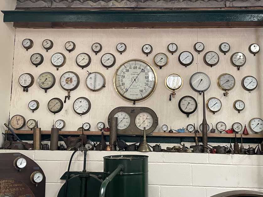 A collection of dials.