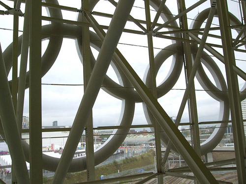 London Aquatics Centre during the 2012 Olympics.