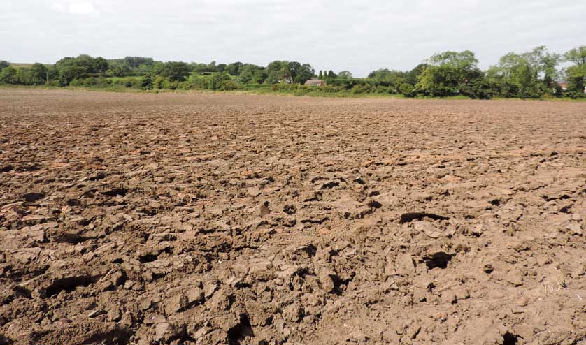 Recently ploughed farmland in Worcestershire &copy; Mark Brazil.