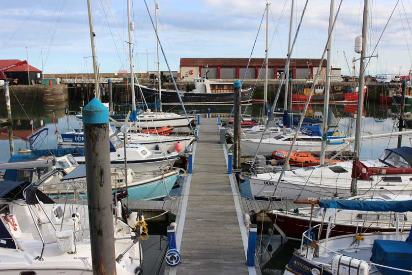 Arbroath harbour, Scotland.