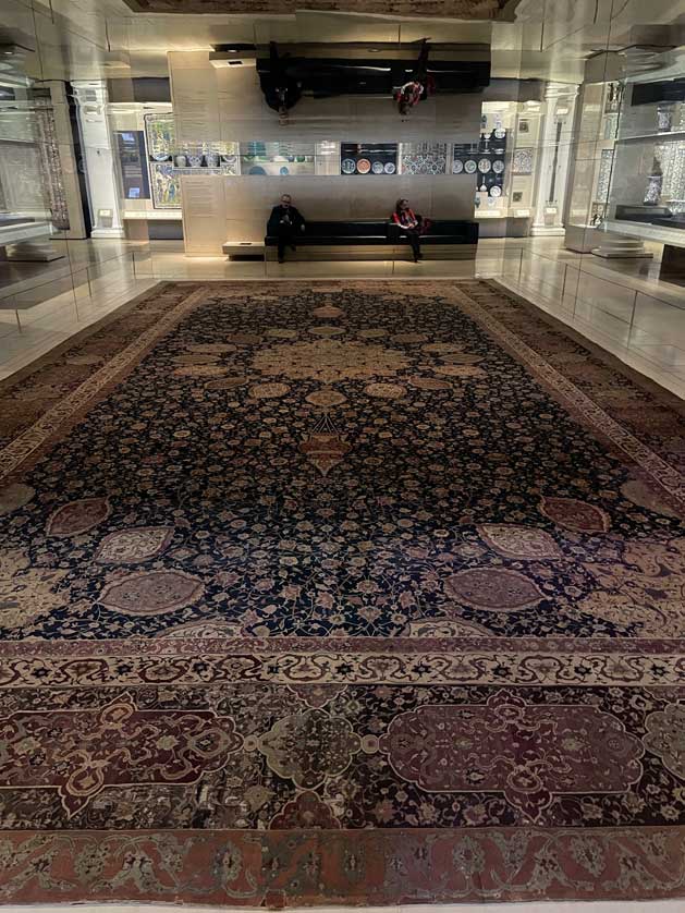 Original of the Ardebil Carpet in the V&A, London.