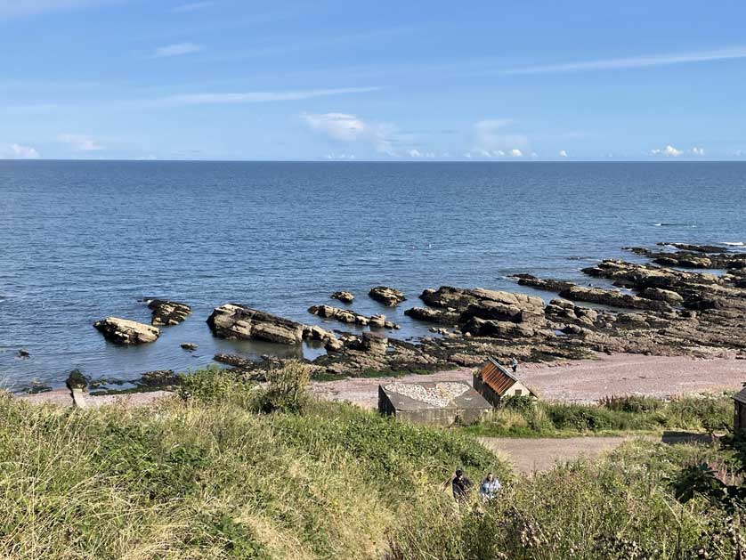 A view over the beach and the North Sea.