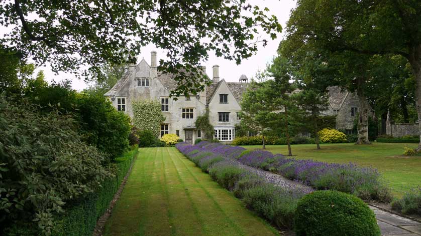 Manor Gardens at Avebury, Wiltshire.