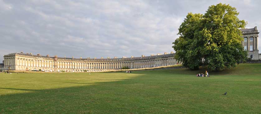 Royal Crescent, Bath, Somerset, UK.