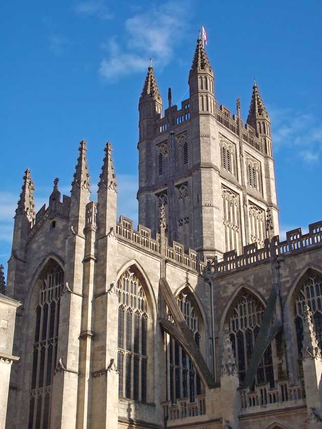 Bath Abbey, Bath, England, UK.