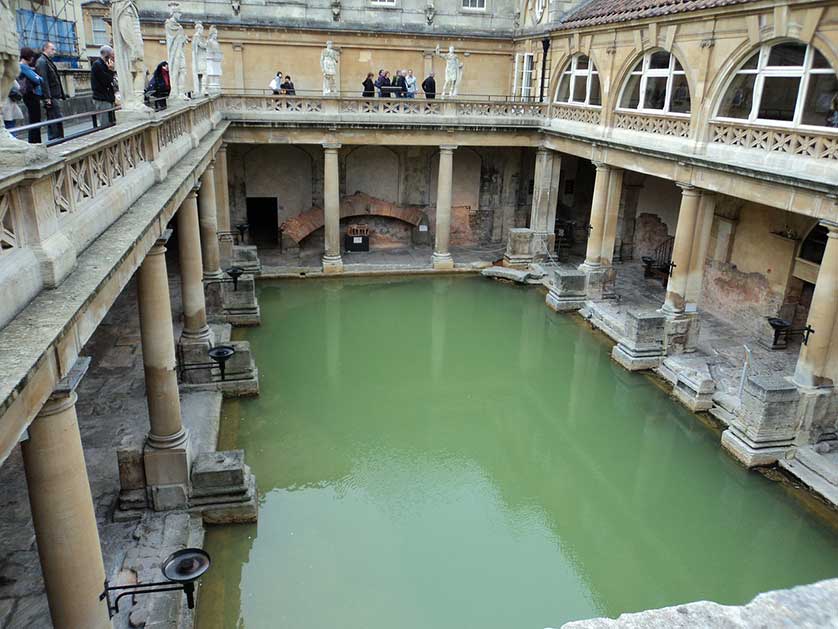 View of the Roman Bath in Bath