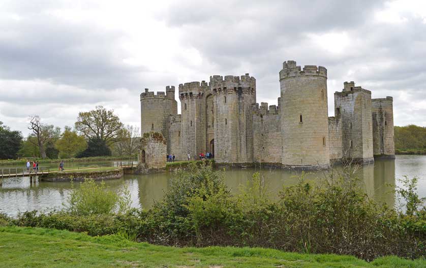 Bodiam Castle, Sussex, UK.