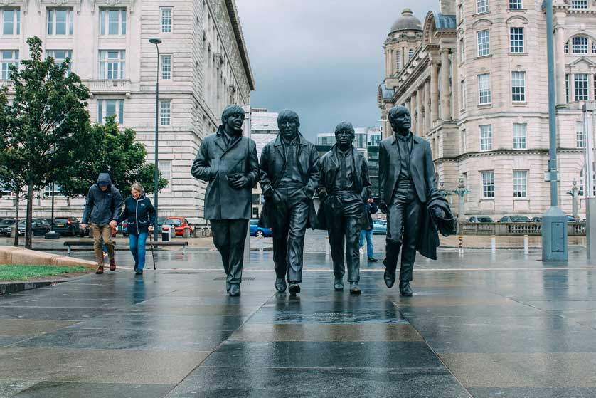 Beatles statue in Liverpool.