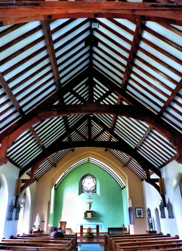 One of the many pretty churches in Beaumaris.