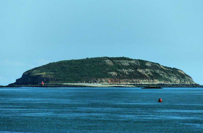 Puffin Island, a wildlife paradise, a popular site for boat trips from Beaumaris.