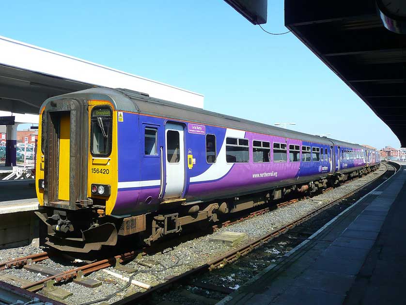 Blackpool North Station, Lancashire, UK.