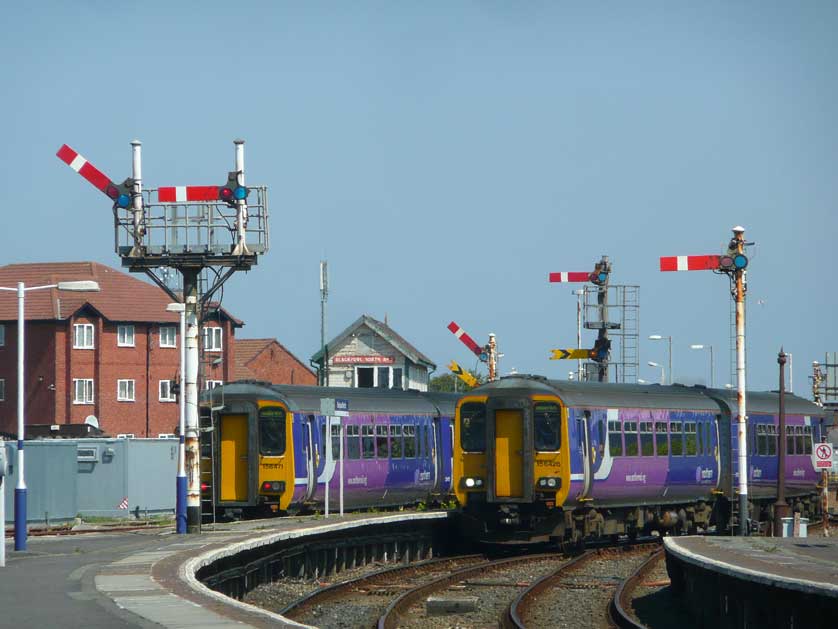 Blackpool North Station, Lancashire, UK.