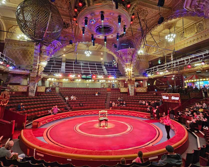 Blackpool Tower Circus arena.