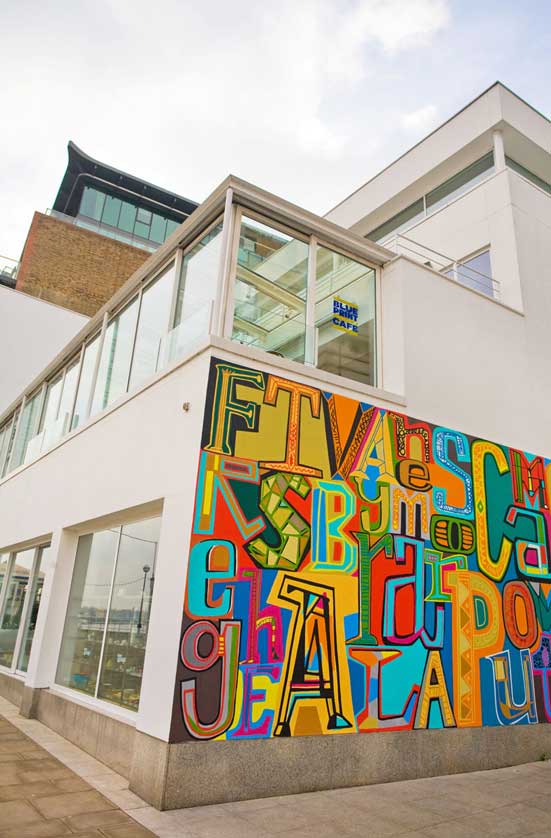 Blueprint Cafe, River Thames, London, UK