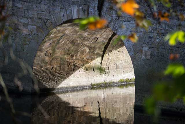 The Town Bridge, Bradford on Avon, UK.