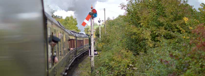 Severn Valley Railway in Bridgnorth, Shropshire.
