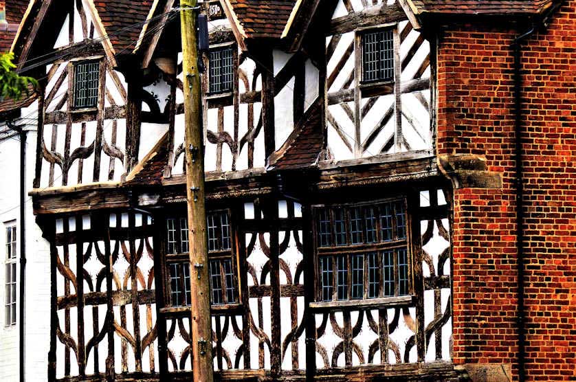 The 16th century Bishop Percy's House in Bridgnorth.