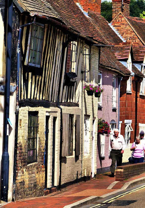 The Low Town of Bridgnorth, Shropshire.