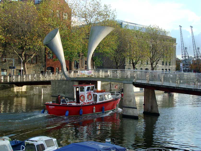 Bristol harbour, south west England
