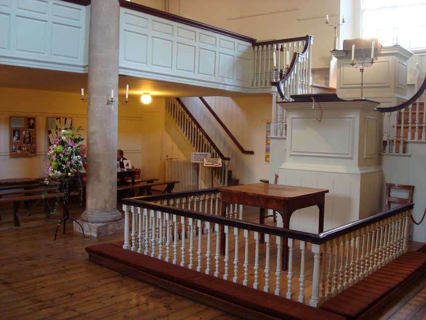 The New Room in Bristol is the oldest Methodist chapel in the world.