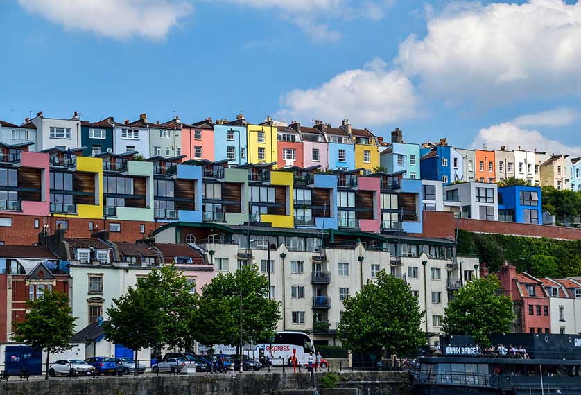 Bristol houses, south west England
