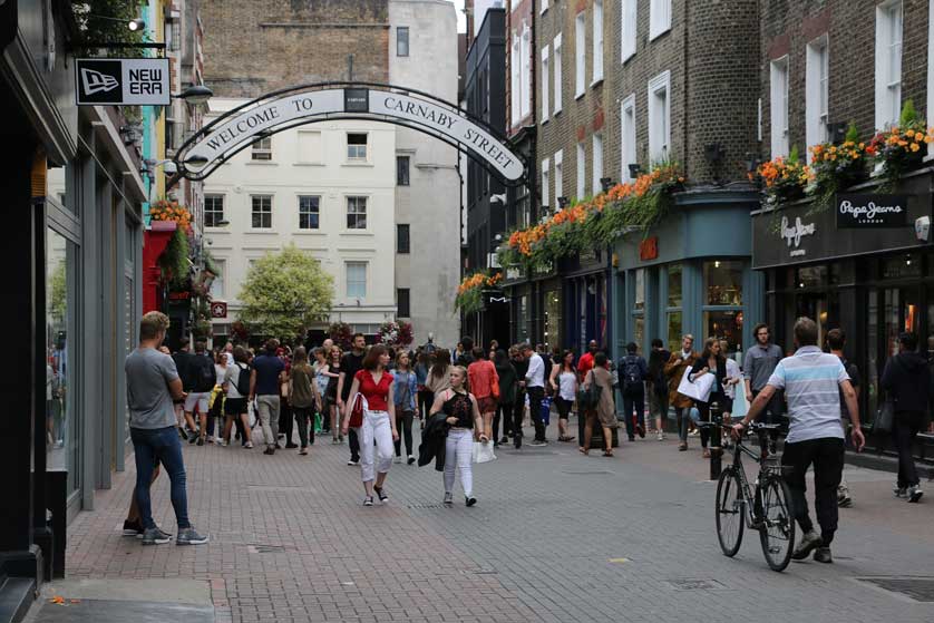 Carnaby Street Shopping, London, UK