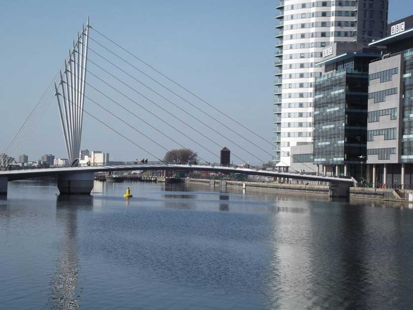 The Media City Footbridge, Salford.