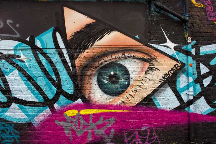 Street art in London.