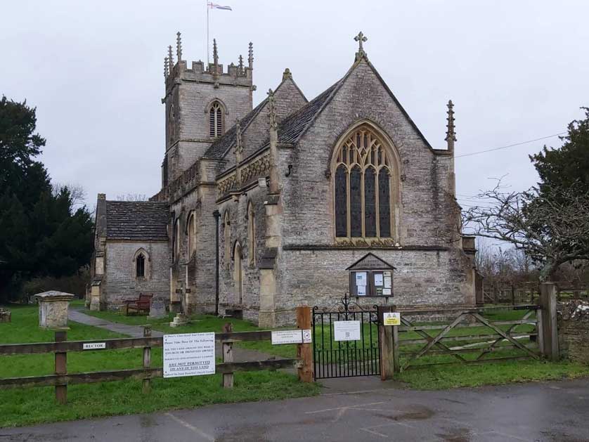 St Peter Lydford on Fosse, England, UK.