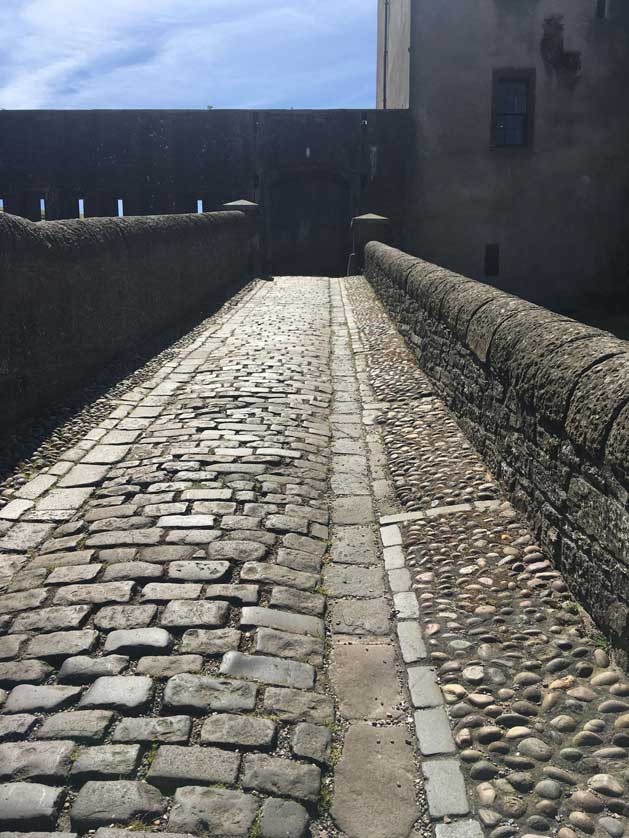 The castle ramparts.