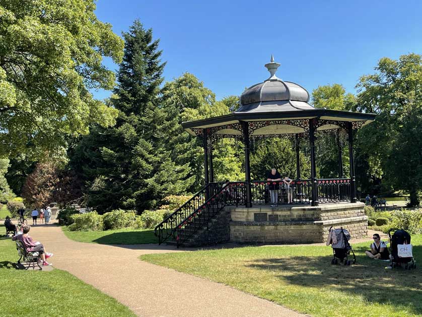 The bandstand in Pavilion Gardens, Buxton.