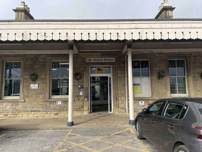 Buxton Station, Derbyshire, UK.