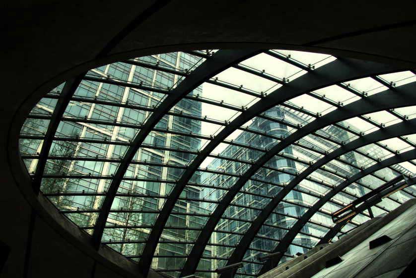 Canary Wharf Station, London.