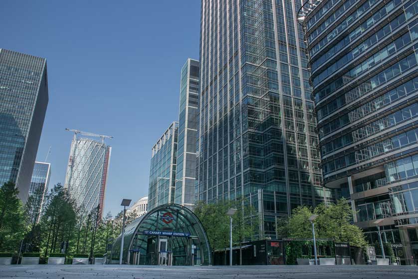 The entrance to the station.