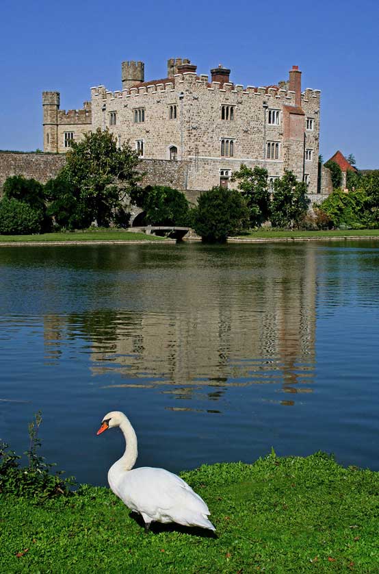 Leeds Castle, outside Canterbury, UK