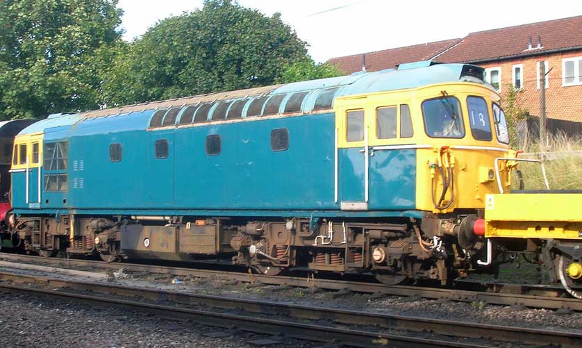 Diesel locomotive on the Great Central Railway.