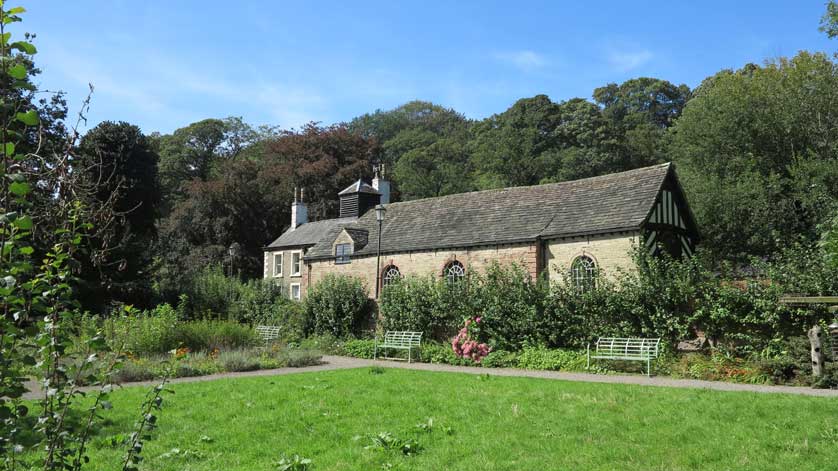 The chapel seen from the garden.