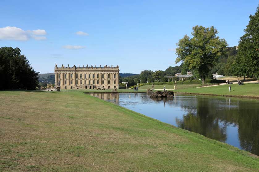 Chatsworth House Gardens, Derbyshire, UK.