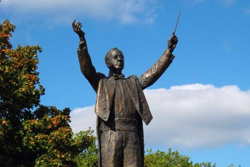 Gustav Holst statue, Cheltenham.