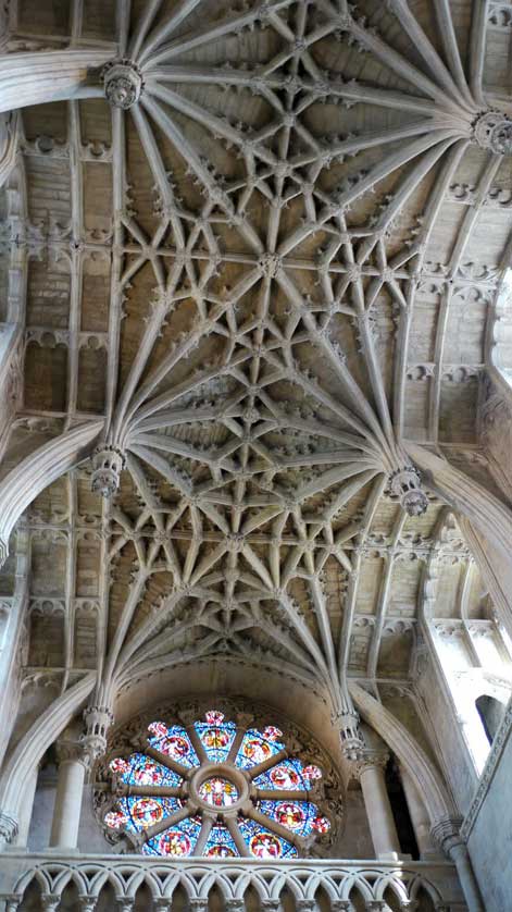 Chancel ceiling of Christ Church Cathedral.