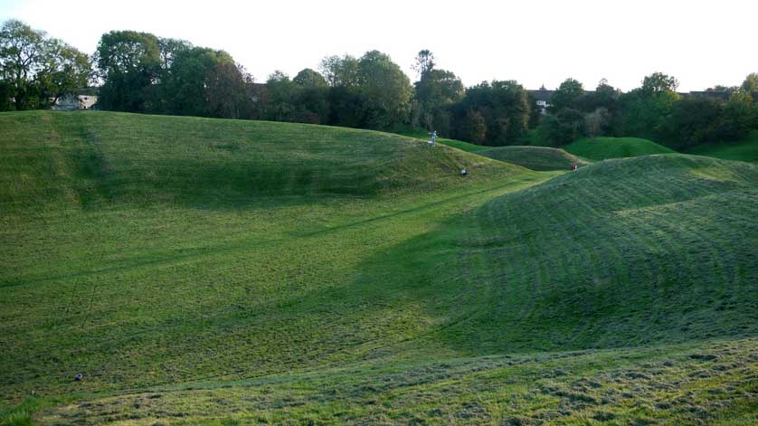 Roman Amphitheatre, Cirencester, Cotswolds.