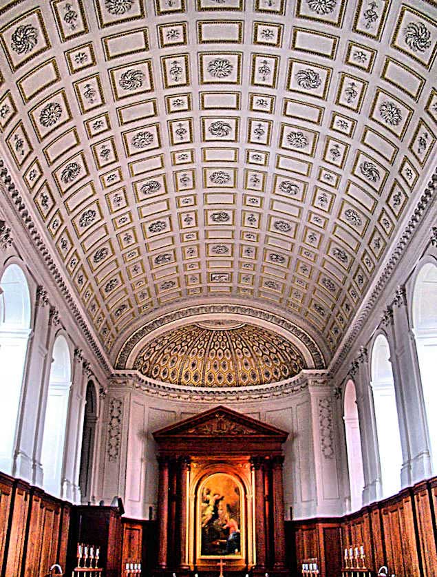 Clare College Chapel built in 1763, Cambridge.
