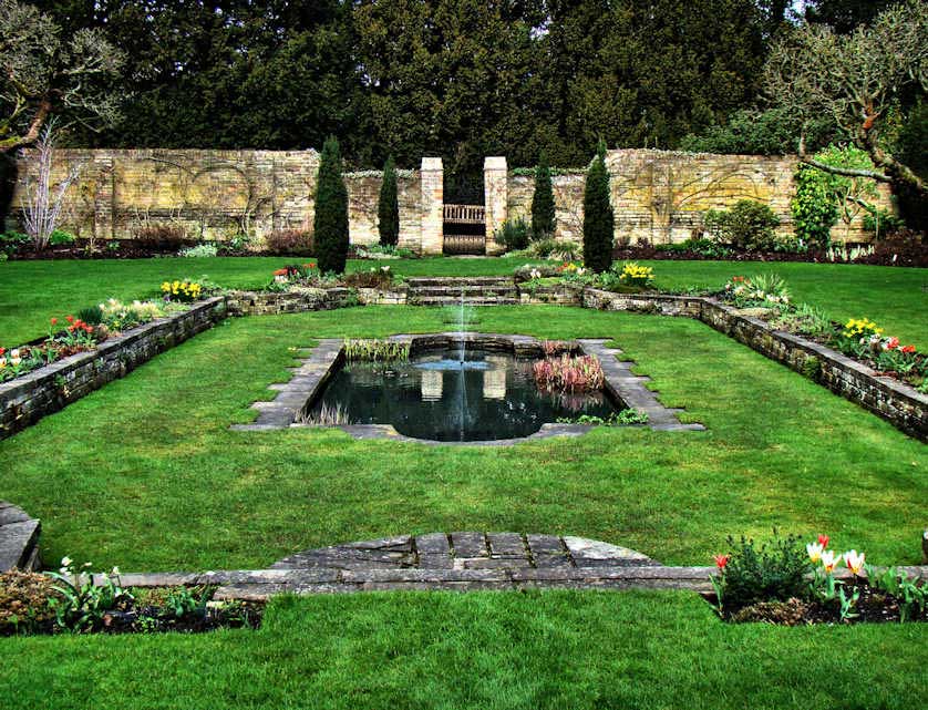 The Sunken Garden designed by Nevill Willmer.