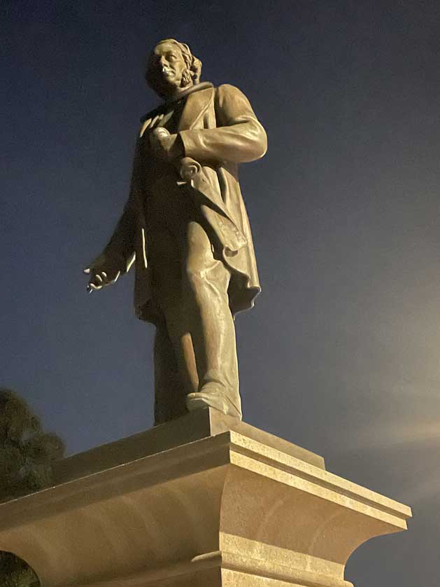 Statue of Richard Cobden, St Peter's Square, Stockport.
