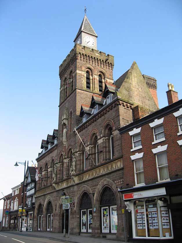 Congleton Town Hall, Cheshire, UK.