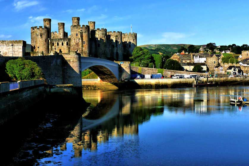 Conway Castle is the most picturesque of the World Heritage castles in North Wales.
