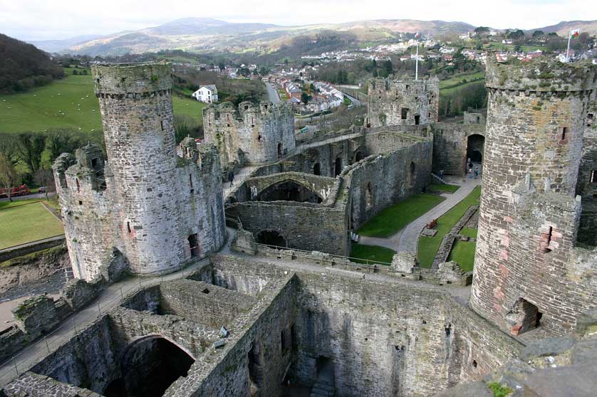 Conwy Castle, Wales, UK.